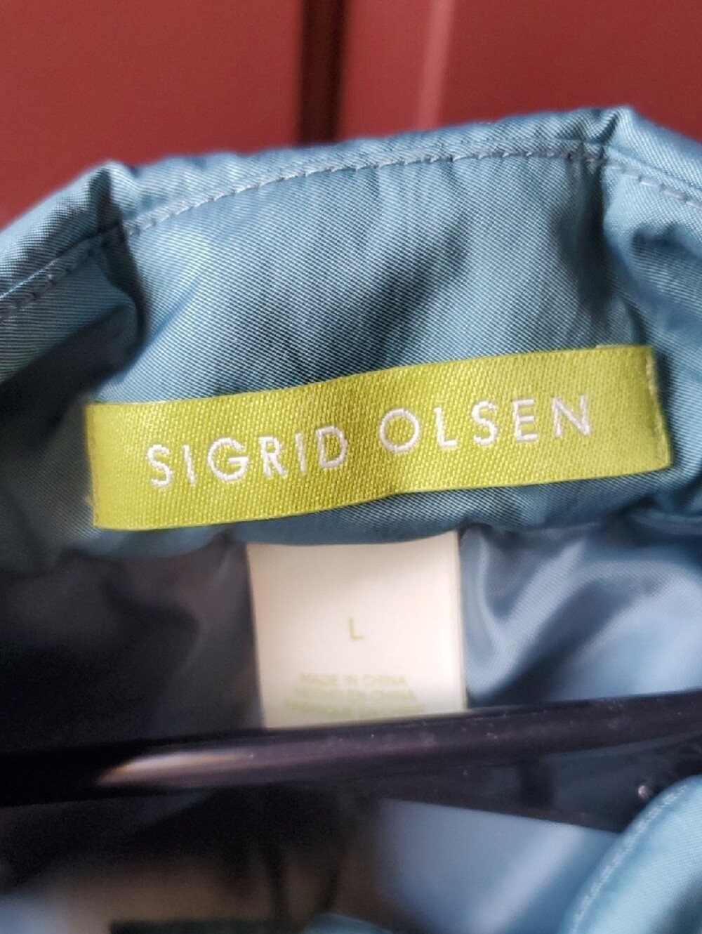 Sigrid Olsen Quilted Sleeveless Puffer Vest - Teal - Picture 2 of 10